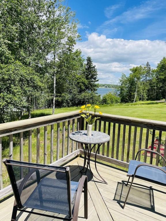 Chalet With A Private Beach In Acadia National Park Бар Харбор Экстерьер фото