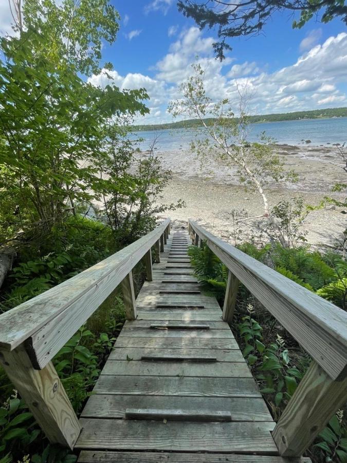 Chalet With A Private Beach In Acadia National Park Бар Харбор Экстерьер фото